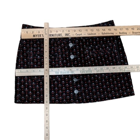 We the Free, Free People Joanie patterned corduroy mini skirt 27 - Picture 4 of 8